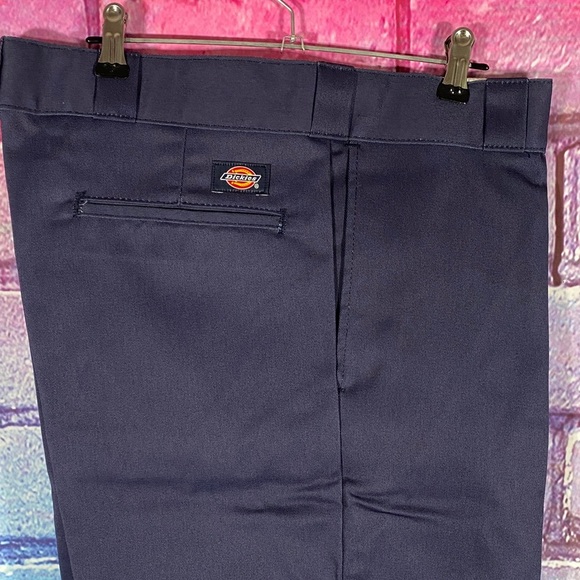 Dickies 874 Original Work Pants 36x32 Navy Blue Flat Front Straight Leg NWT - Picture 4 of 8